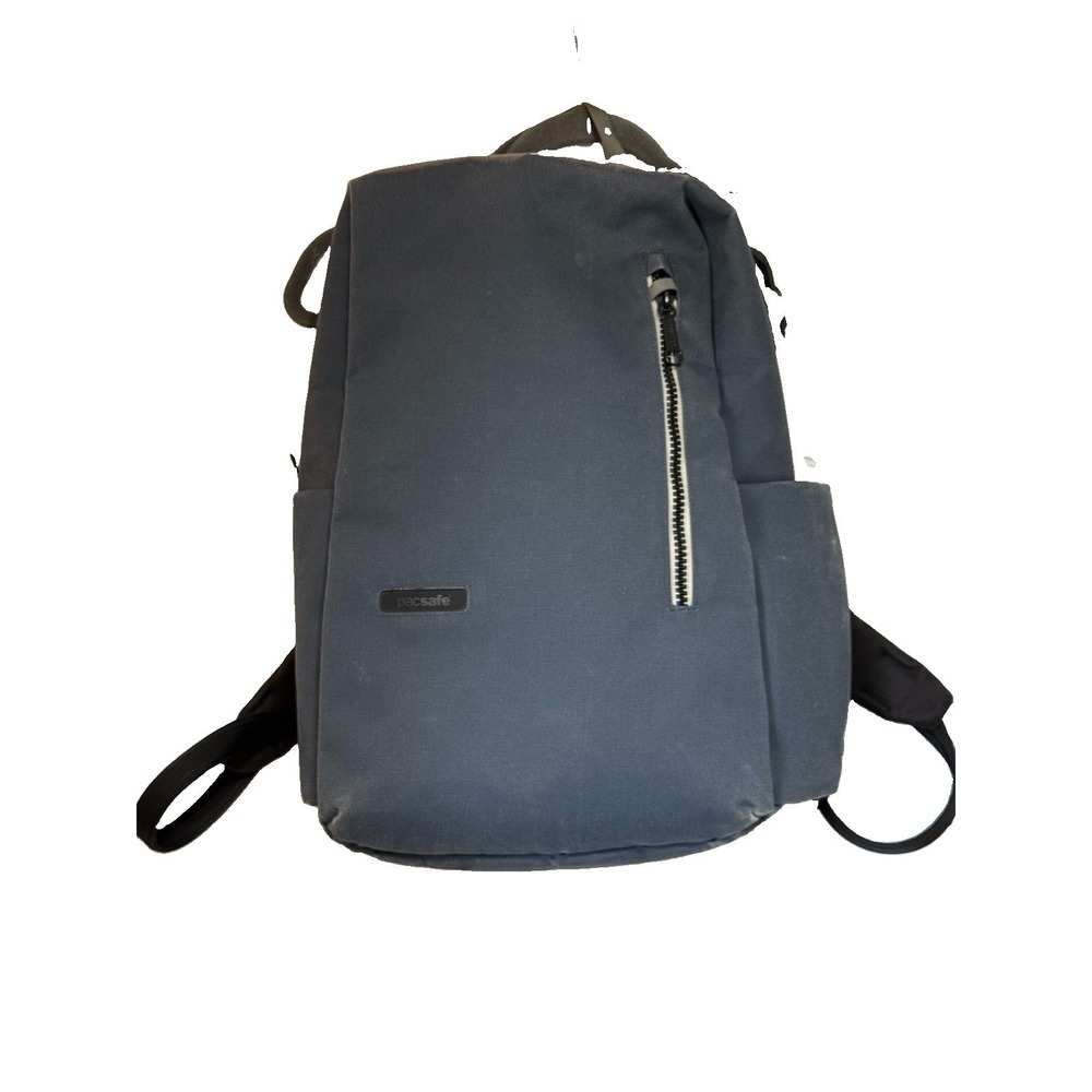 Pacsafe Intasafe Anti Theft Backpack 20L Laptop Bag Blue 18.5" Travel Commuter